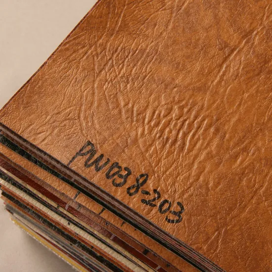 Factory Embossed Synthetic PVC Leather Fabric for Sofa Furniture 