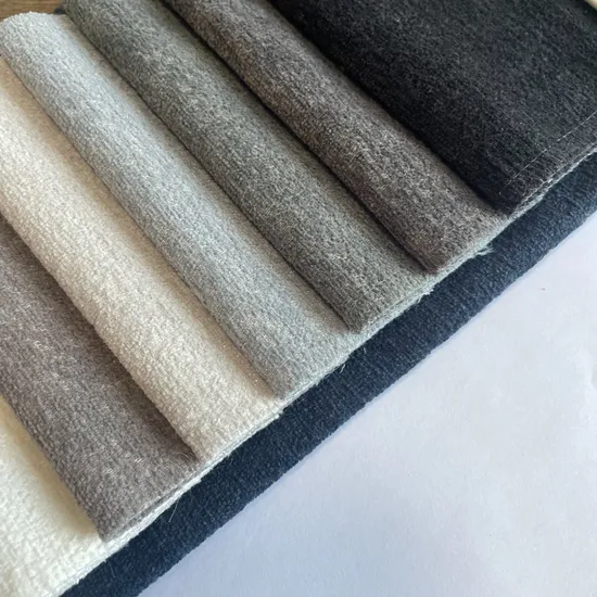 Dull Polyester Chenille Sofa Furniture Fabric for Bedding Couch Upholstery Cloth Decorative Material 