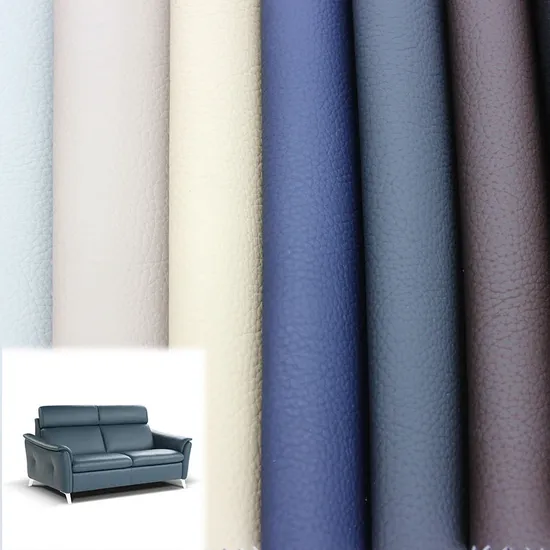 Microfiber Rexine Synthetic PU PVC Leather Fabric for Sofa Furniture Shoe Bag Garment 