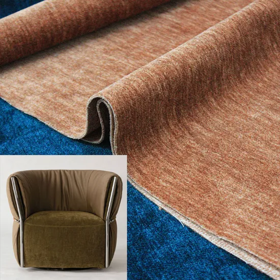 Chenille and Jacquard Sofa Polyester Fabric for Home Textile Chair Furniture Cushion 
