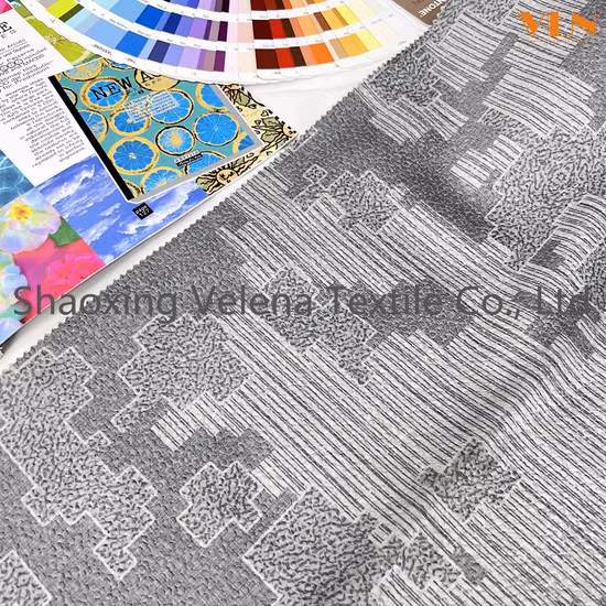 Home Textile Fabric Holland Velvet Dyeing with Print Upholstery Furniture Sofa Curtain Fabric China Factory