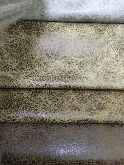 Suede Sofa Fabric with Leather Looking Sofa Fabric (JH038) 