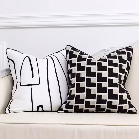 Hot Sale Home Textile Soft 100% Polyester Chenille Jacquard Fabric for Sofa Chair Furniture Cushion Pillow Decoration