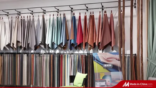 Polyester Upholstery Home Textile Chenille Woven Sofa Fabric 