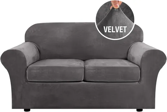 Stretch Fit Sofa Cover Chair Couch Cover with Arms 