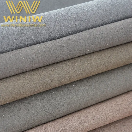 Color Suede Microfiber Sofa PU Fabric Suede Microfiber Base Layer Materials for Saddlebag Stiffeners 