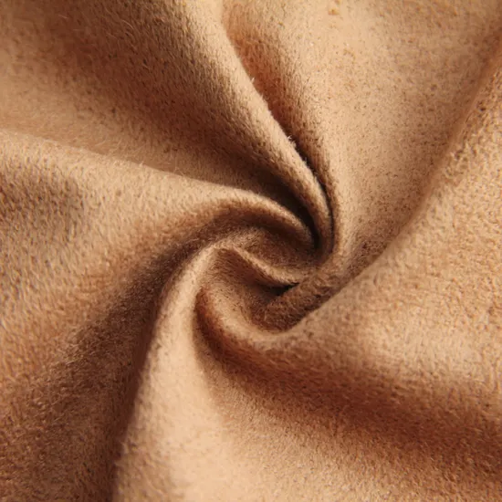 Soft Touch One Side Suede 100%Polyester Fabric for Sofa/Shoes/Herringbone Jersey 