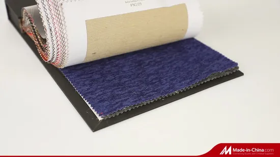 High Quality Colorful 2 Tone Imitated Linen 100% Polyester Linen Look Sofa Upholstery Fabric 