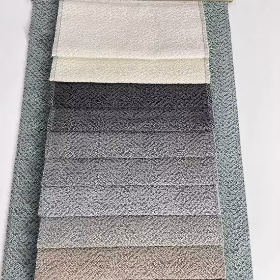 Fine Tela Chenille Woven Sofa Fabric Upholstery Cloth for Bedding Cushion Furniture Couch