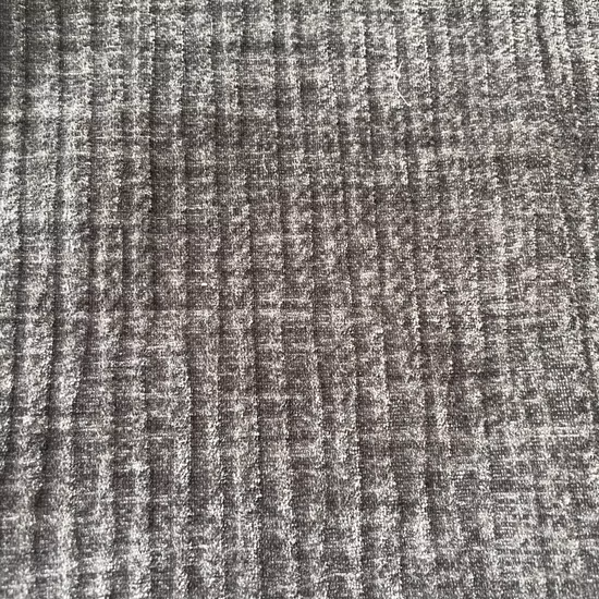 Stripe Super Soft Chenille Woven Furniture Fabric Sofa Material Upholstery Cloth