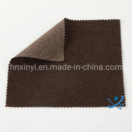 China Waterproof Linen Look Upholstery Fabric for Home Fabric and Sofa Fabric for Decoration Hot Selling in Europe 