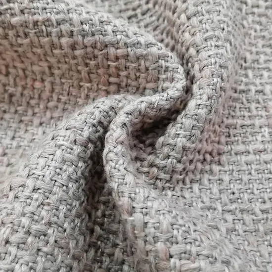 Linen Sofa Fabric Woven Luxury Furniture Wool Home Decoration New Fabric Wholesale 