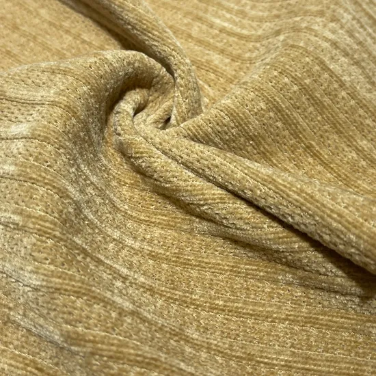 Jacquard Texture 3D Chenille Elastic Polyester Christmas Decoration Sofa Covering Fabric for Home Textile 